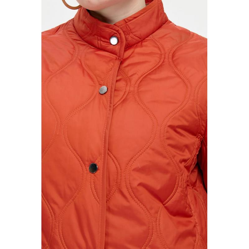 Desen Triko Soğan Desenli İki Renkli Önü Çıtçıtlı Kadın Kapitone Ceket 24420 (24420) Desen Triko Soğan Desenli İki Renkli Önü Çıtçıtlı Kadın Kapitone Ceket 24420 (24420)