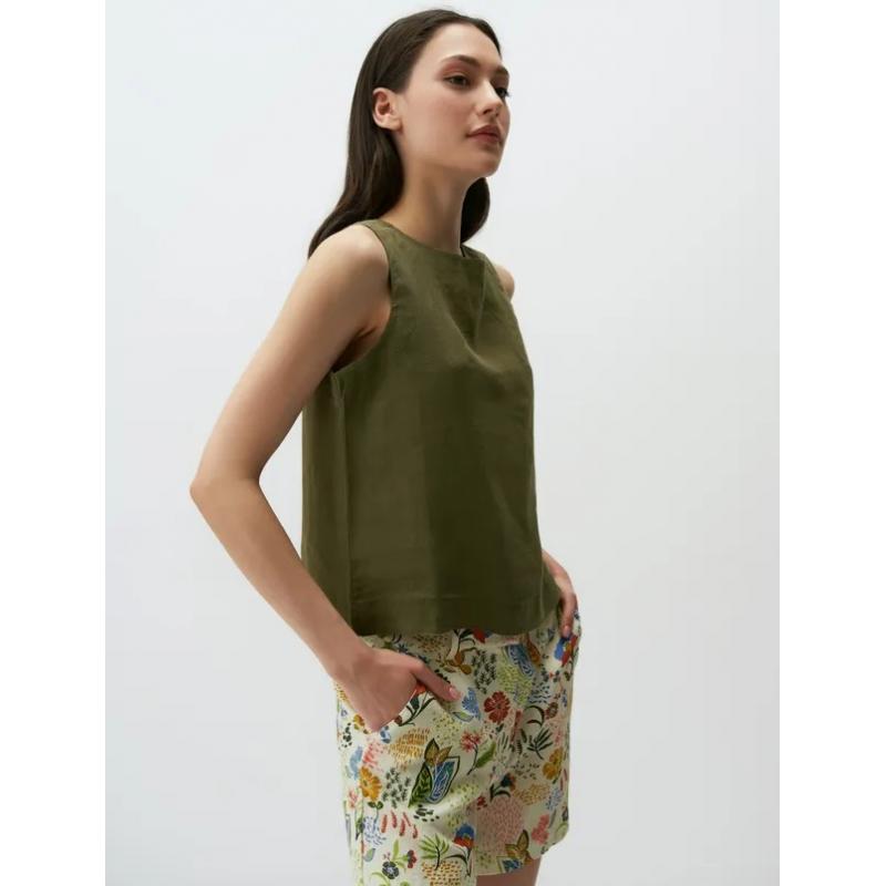 Jimmy Key %100 Keten Yuvarlak Yaka Kadın Kolsuz Bluz 24SB055301 (24SB055301) Jimmy Key %100 Keten Yuvarlak Yaka Kadın Kolsuz Bluz 24SB055301 (24SB055301)