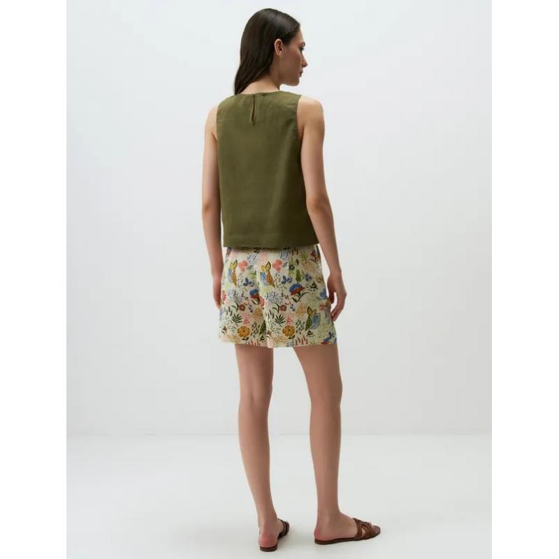 Jimmy Key %100 Keten Yuvarlak Yaka Kadın Kolsuz Bluz 24SB055301 (24SB055301) Jimmy Key %100 Keten Yuvarlak Yaka Kadın Kolsuz Bluz 24SB055301 (24SB055301)