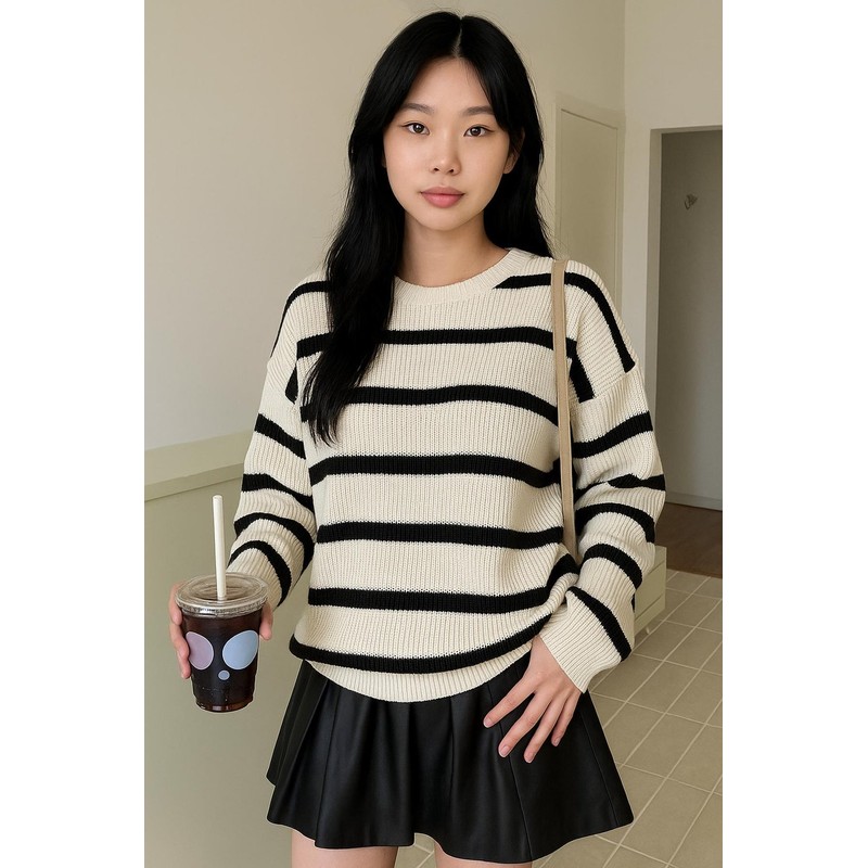 Fashion Friends Kadın Kazak 25K0477K1 (25K0477K1) Ekru