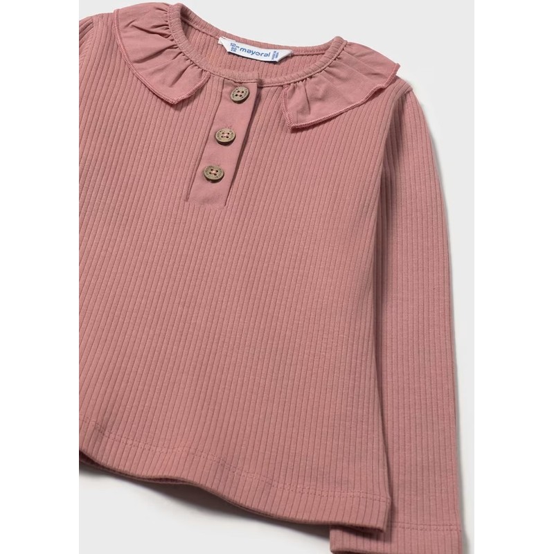 Mayoral Fırfırlı Yakalı Kız Çocuk T-shirt 2112 (25K2112) Mayoral Fırfırlı Yakalı Kız Çocuk T-shirt 2112 (25K2112)