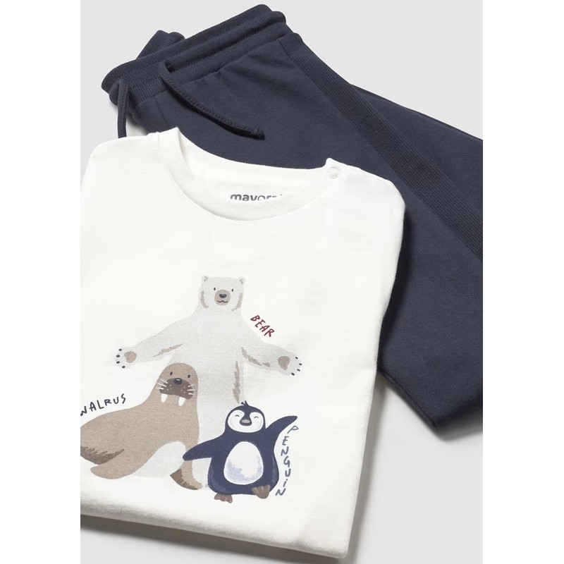 Mayoral Erkek Bebek 3'lü Eşofman Takımı 2840 (25K2840) Mayoral Erkek Bebek 3'lü Eşofman Takımı 2840 (25K2840)