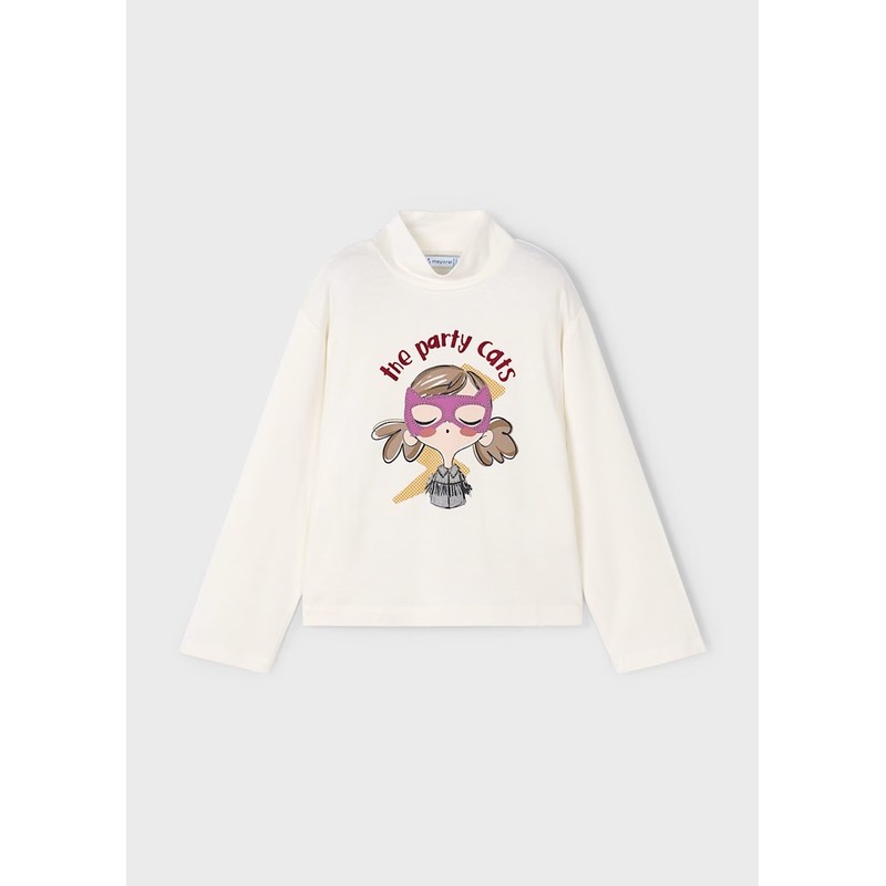 Mayoral Kız Çocuk Balıkçı Yaka Bluz 4002 (25K4002) Krem Mayoral Kız Çocuk Balıkçı Yaka Bluz 4002 (25K4002) Krem