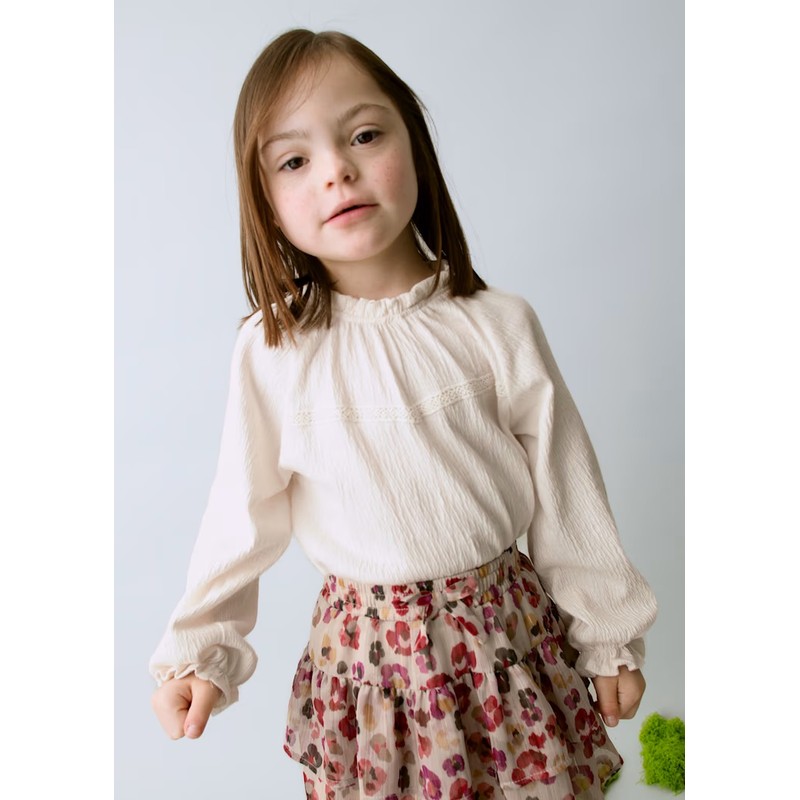 Mayoral Kız Çocuk Bluz 4003 (25K4003) Krem
