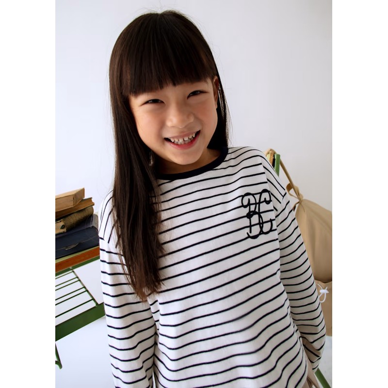 Mayoral Kız Çocuk Uzun Kollu T-shirt 4013 (25K4013) Lacivert