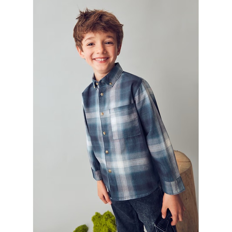 Mayoral Ekose Erkek Çocuk Gömlek 4127 (25K4127) Lacivert Mayoral Ekose Erkek Çocuk Gömlek 4127 (25K4127) Lacivert