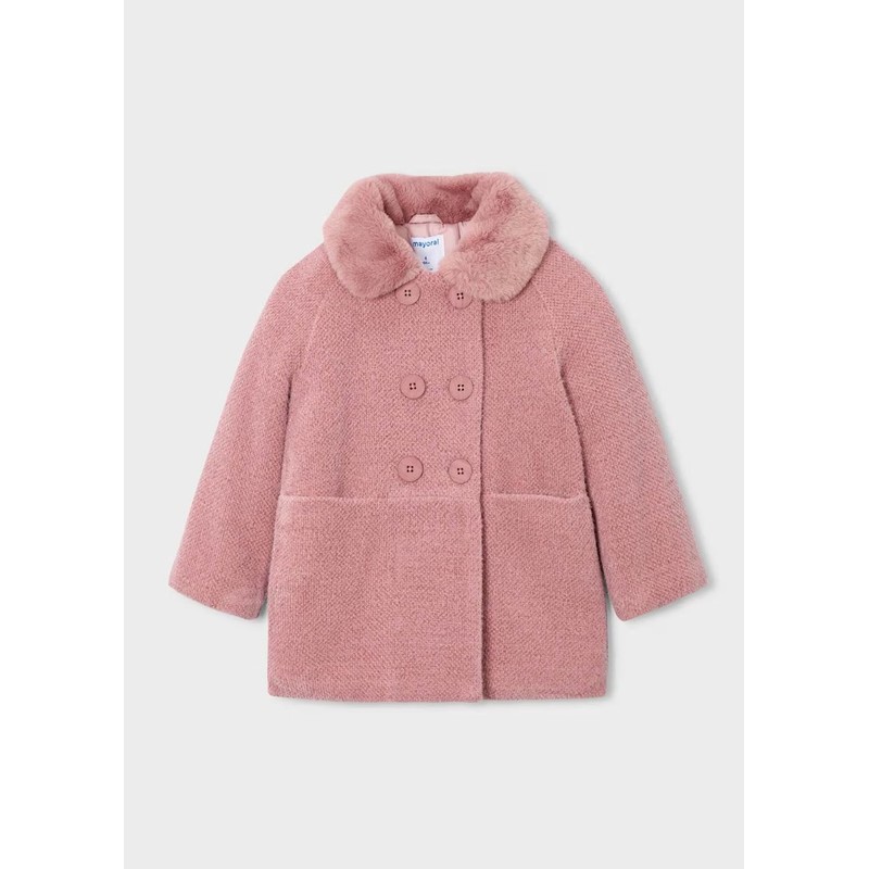 Mayoral Kız Çocuk Kaban 4438 (25K4438) Pudra