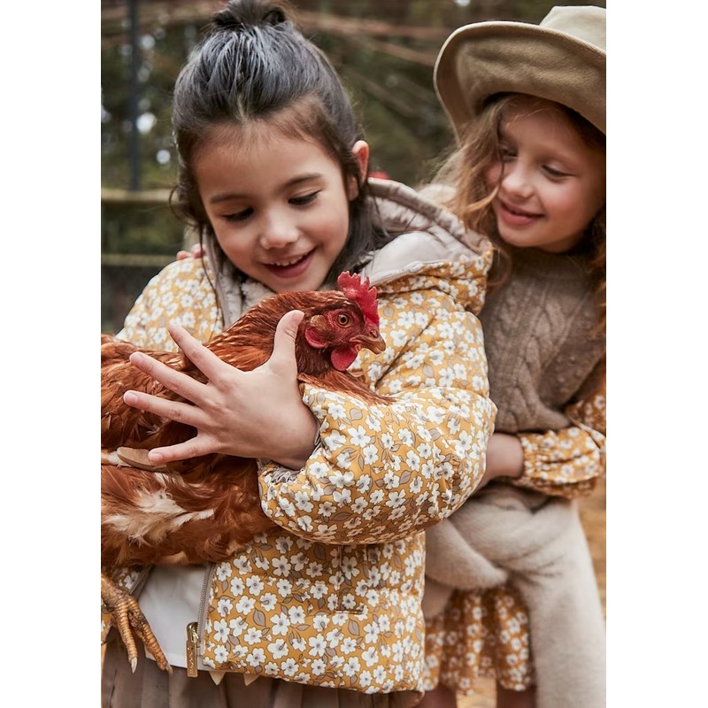 Mayoral Kız Çocuk Çift Taraflı Mont 4444 (25K4444) Çok Renkli