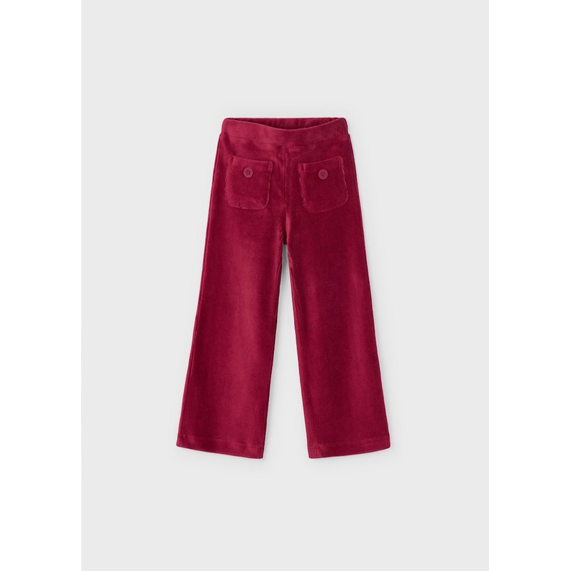 Mayoral Kız Çocuk Kadife Pantolon 4575 (25K4575) Bordo