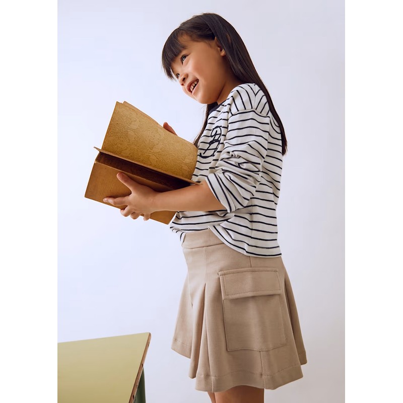 Mayoral Kız Çocuk Şort Etek 4910 (25K4910) Bej Mayoral Kız Çocuk Şort Etek 4910 (25K4910) Bej