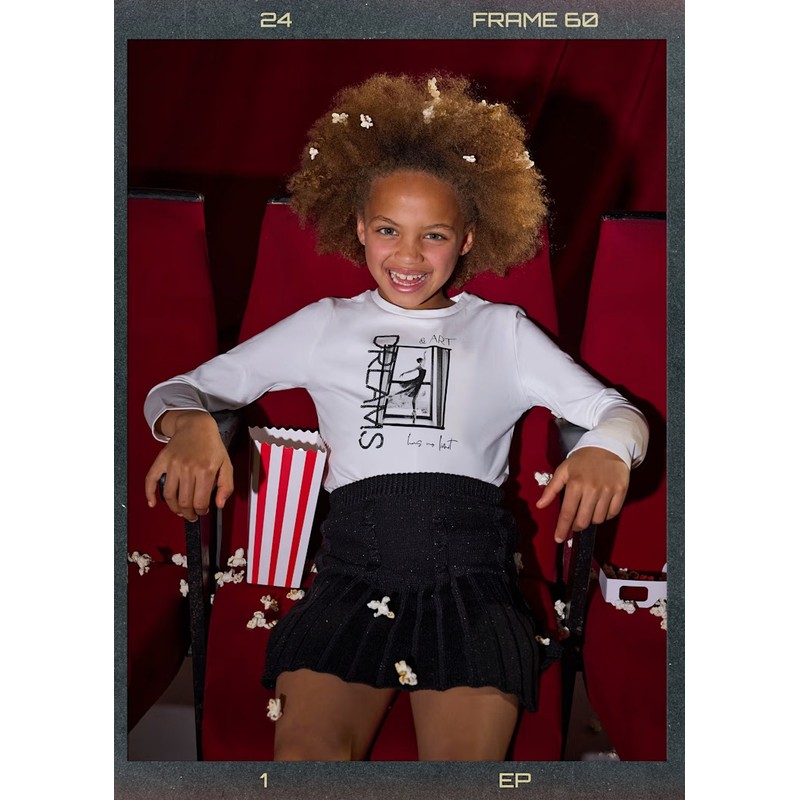 Mayoral Uzun Kollu Kız Çocuk T-shirt 7017 (25K7017) Krem Mayoral Uzun Kollu Kız Çocuk T-shirt 7017 (25K7017) Krem