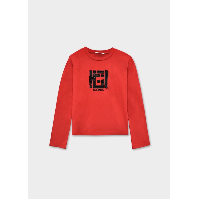 Mayoral Uzun Kollu Kız Çocuk T-shirt 7018 (25K7018) Kırmızı Mayoral Uzun Kollu Kız Çocuk T-shirt 7018 (25K7018) Kırmızı