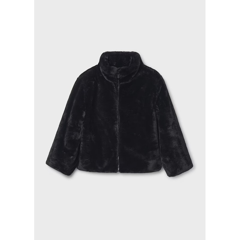 Mayoral Kız Çocuk Kürklü Mont 7429 (25K7429) Siyah Mayoral Kız Çocuk Kürklü Mont 7429 (25K7429) Siyah