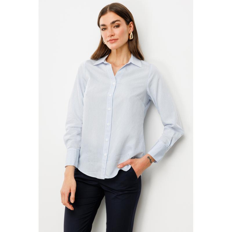 Ekol Düğmeli Çizgili Kadın Gömlek 25Y.EKL.BLZ.03008.1 (25Y.EKL.BLZ.03008.1) Ekol Düğmeli Çizgili Kadın Gömlek 25Y.EKL.BLZ.03008.1 (25Y.EKL.BLZ.03008.1)