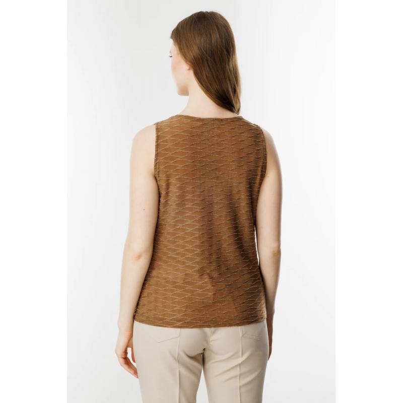 On Fashion Degaje Yaka Kolsuz Simli Kumaş Kadın Bluz 25Y.ON.BLZ.51345.01 (25Y.ON.BLZ.51345.01) On Fashion Degaje Yaka Kolsuz Simli Kumaş Kadın Bluz 25Y.ON.BLZ.51345.01 (25Y.ON.BLZ.51345.01)