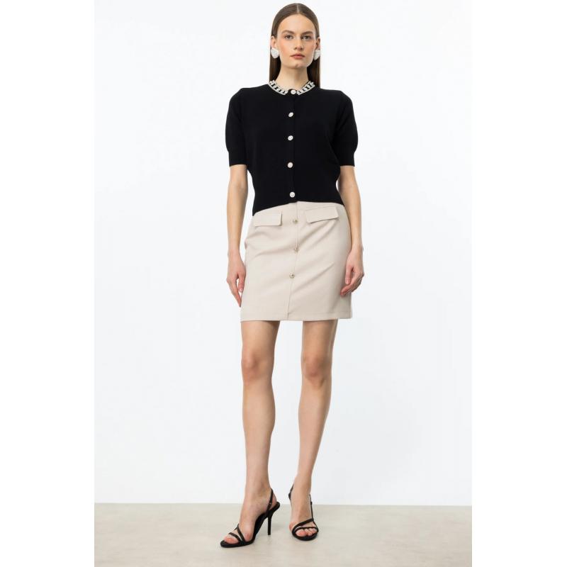 On Fashion Yakası Taşlı Önü Düğmeli Kadın Hırka 25Y.ON.HRK.53905.01 (25Y.ON.HRK.53905.01) On Fashion Yakası Taşlı Önü Düğmeli Kadın Hırka 25Y.ON.HRK.53905.01 (25Y.ON.HRK.53905.01)