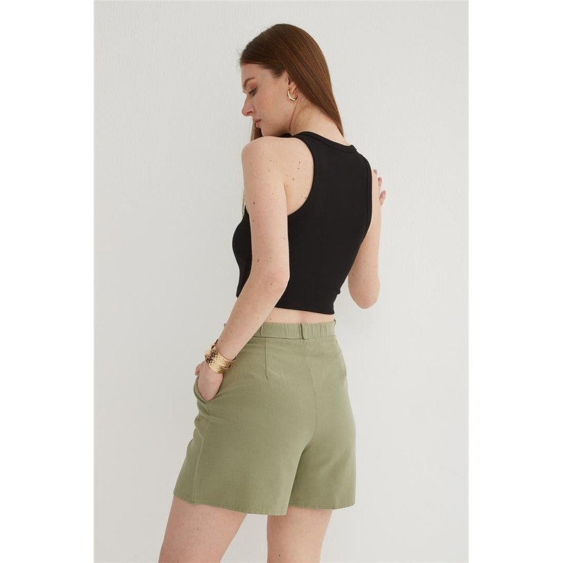 Fashion Friends Kadın Pileli Şort 25Y0320K1 (25Y0320K1) Fashion Friends Kadın Pileli Şort 25Y0320K1 (25Y0320K1)