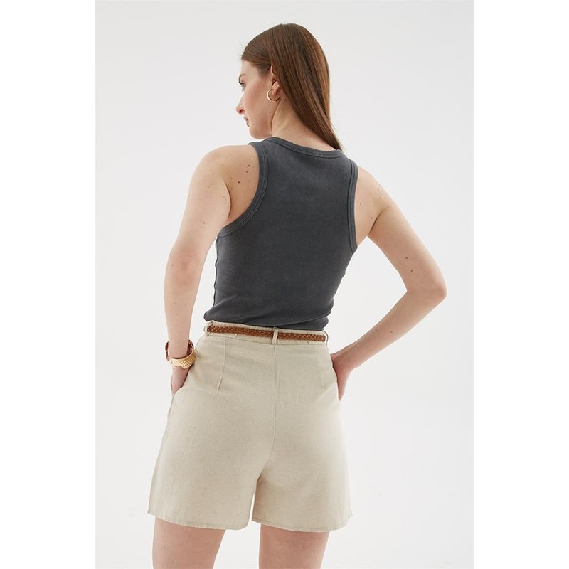 Fashion Friends Kadın Pileli Şort 25Y0320K1 (25Y0320K1) Fashion Friends Kadın Pileli Şort 25Y0320K1 (25Y0320K1)