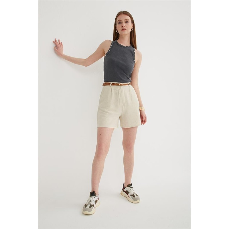 Fashion Friends Kadın Pileli Şort 25Y0320K1 (25Y0320K1) Fashion Friends Kadın Pileli Şort 25Y0320K1 (25Y0320K1)