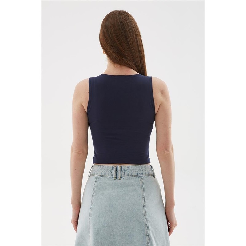 Fashion Friends Kadın Crop Bluz 25Y0326K1 (25Y0326K1) Fashion Friends Kadın Crop Bluz 25Y0326K1 (25Y0326K1)