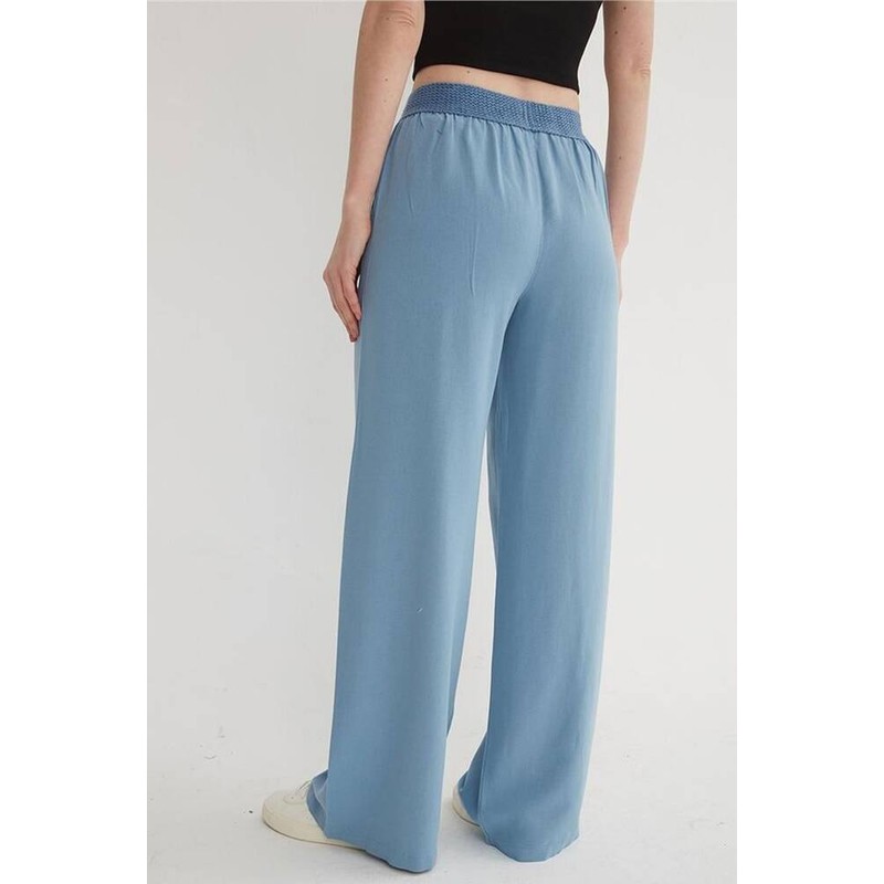 Fashion Friends Beli Lastikli Kadın Keten Pantolon 25Y0893K1 (25Y0893K1) Fashion Friends Beli Lastikli Kadın Keten Pantolon 25Y0893K1 (25Y0893K1)