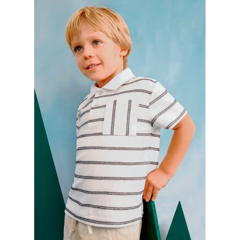 Mayoral Erkek Çocuk Polo T-shirt 3107Y25 (3107Y25) Krem