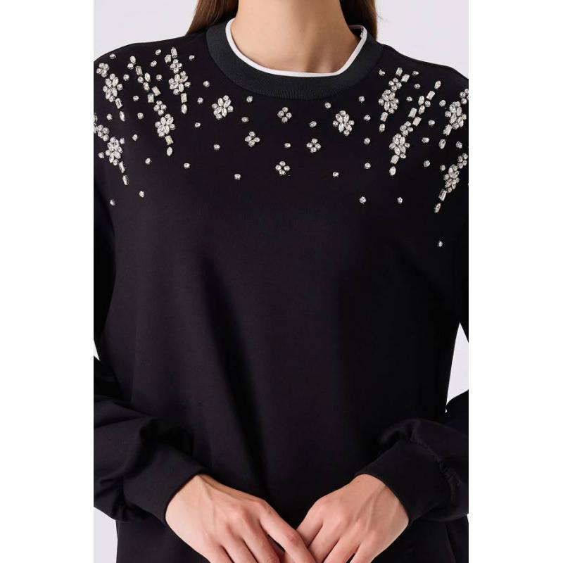 Fever Erica Serpme Taşlı Örme Kadın Bluz 342114042 (342114042) Fever Erica Serpme Taşlı Örme Kadın Bluz 342114042 (342114042)