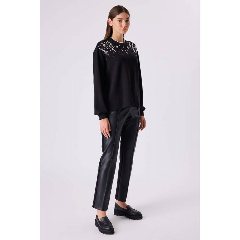 Fever Erica Serpme Taşlı Örme Kadın Bluz 342114042 (342114042) Fever Erica Serpme Taşlı Örme Kadın Bluz 342114042 (342114042)