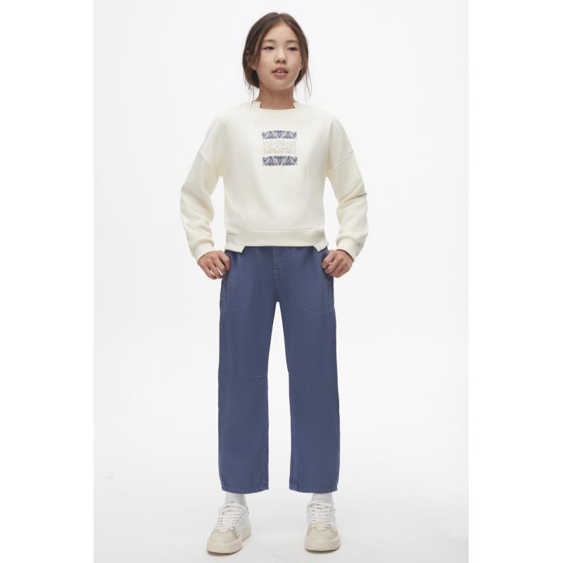 Nk Kids Love 37303 Kız Çocuk Sweatshirt (37303) Ekru