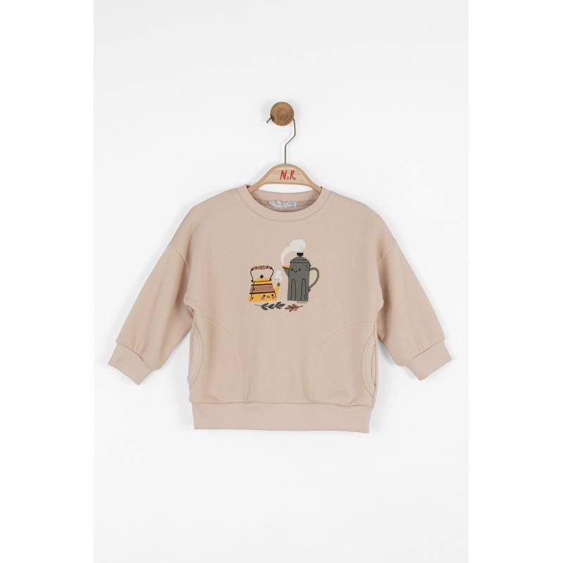 Nk Kids Kız Çocuk Sweatshirt 37601 (37601) Vizon