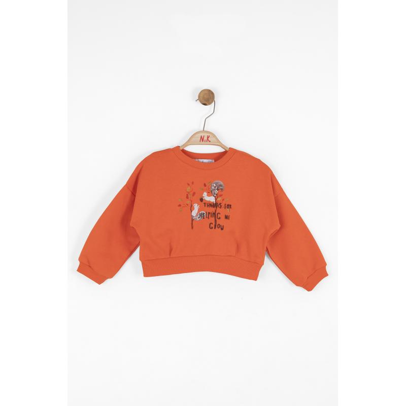Nk Kids Kız Çocuk Sweatshirt 37609 (37609) Turuncu