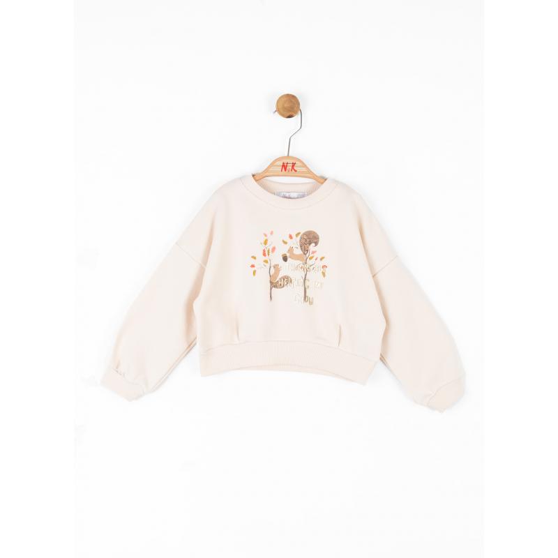 Nk Kids Kız Çocuk Sweatshirt 37609 (37609) Krem