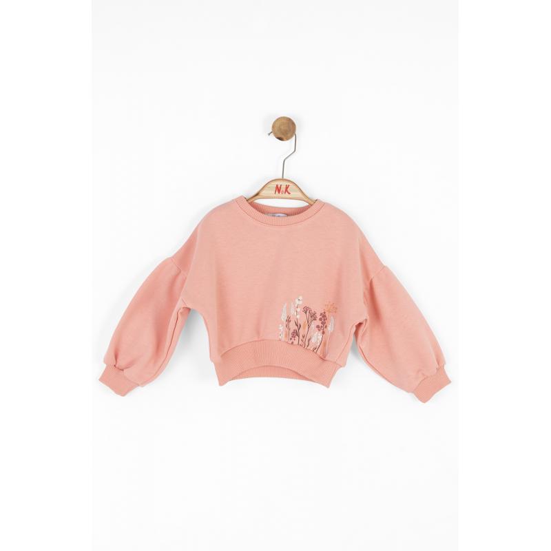 Nk Kids Kız Çocuk Sweatshirt 37625 (37625) Pudra