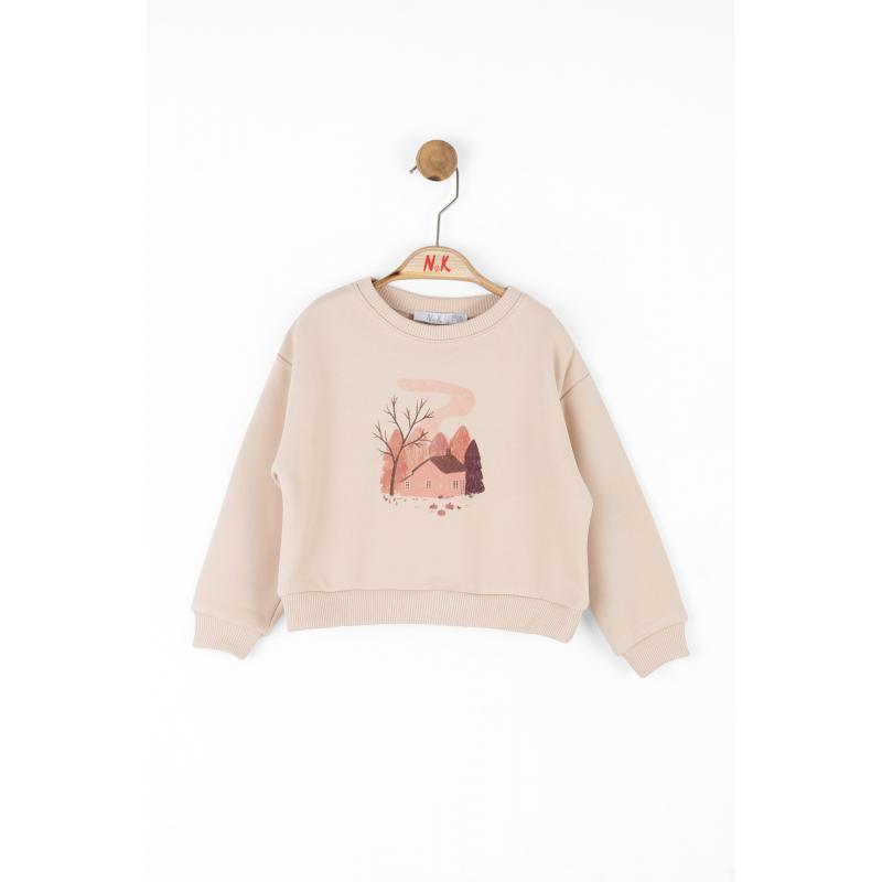 Nk Kids Kız Çocuk Sweatshirt 37633 (37633) Krem