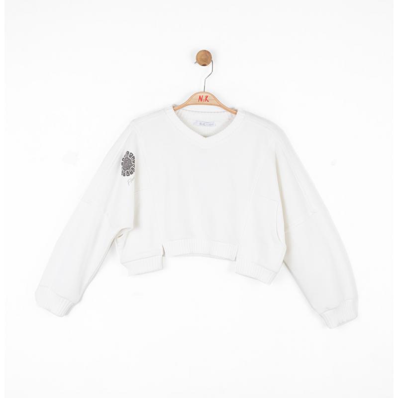 Nk Kids Kız Çocuk Sweatshirt 37818 (37818) Ekru