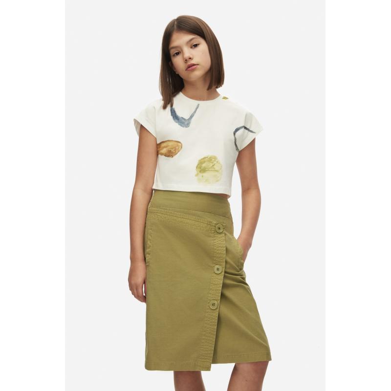 Nk Kids Suluboya Kız Çocuk T-shirt 38378 (38378) Ekru