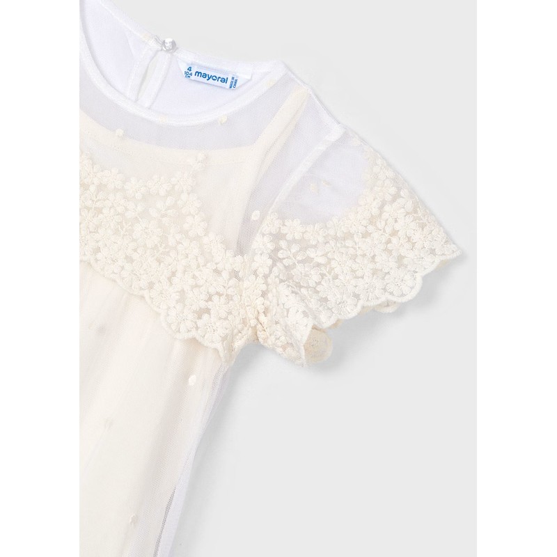 Mayoral Kız Çocuk İşlemeli Tül Elbise 3909 (3909) Mayoral Kız Çocuk İşlemeli Tül Elbise 3909 (3909)