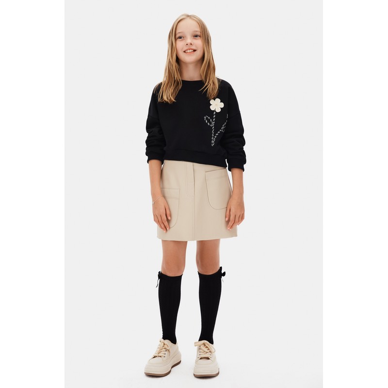 Nk Kids Kız Çocuk Sweatshirt 39307 (39307) Siyah Nk Kids Kız Çocuk Sweatshirt 39307 (39307) Siyah