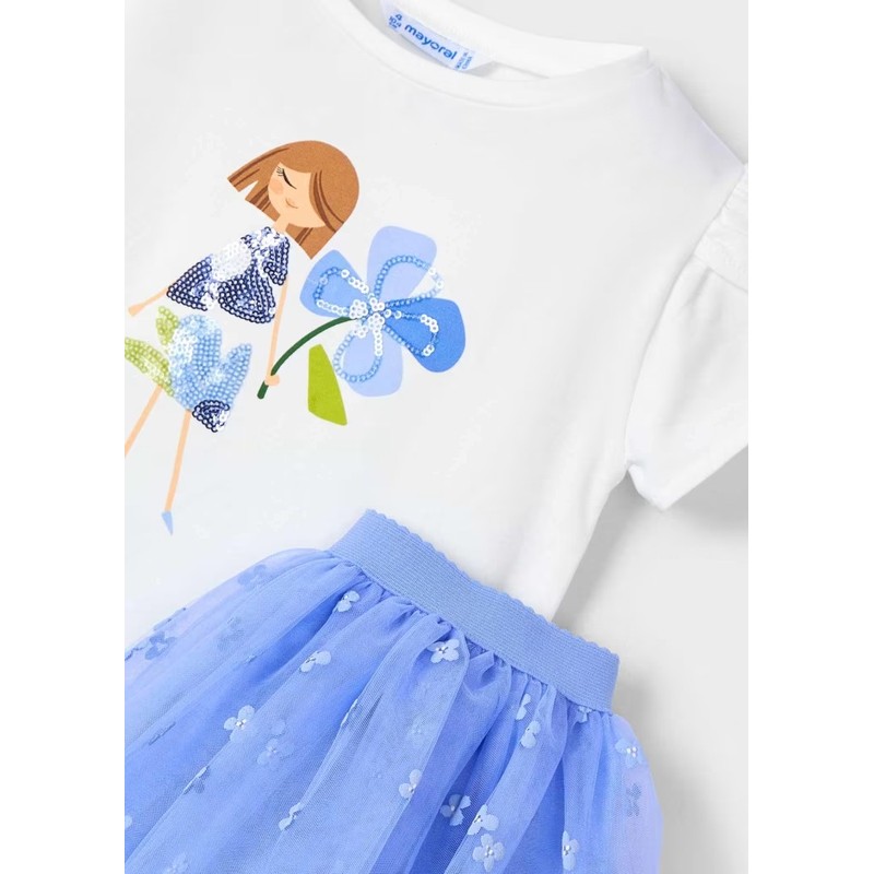 Mayoral Kız Çocuk Tül Etek Takım 3946 (3946) Mayoral Kız Çocuk Tül Etek Takım 3946 (3946)