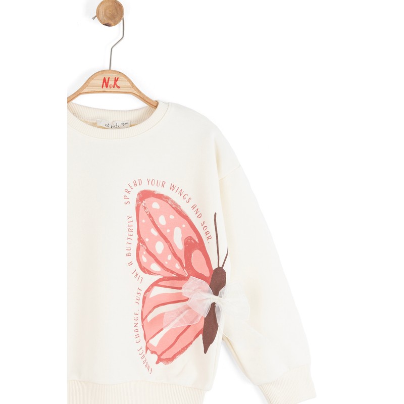 Nk Kids Kız Çocuk Sweatshirt 39506 (39506) Krem