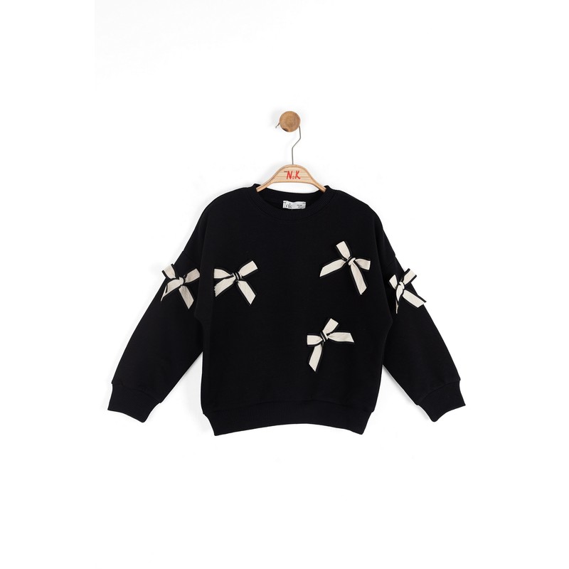 Nk Kids Kız Çocuk Sweatshirt 39508 (39508) Siyah
