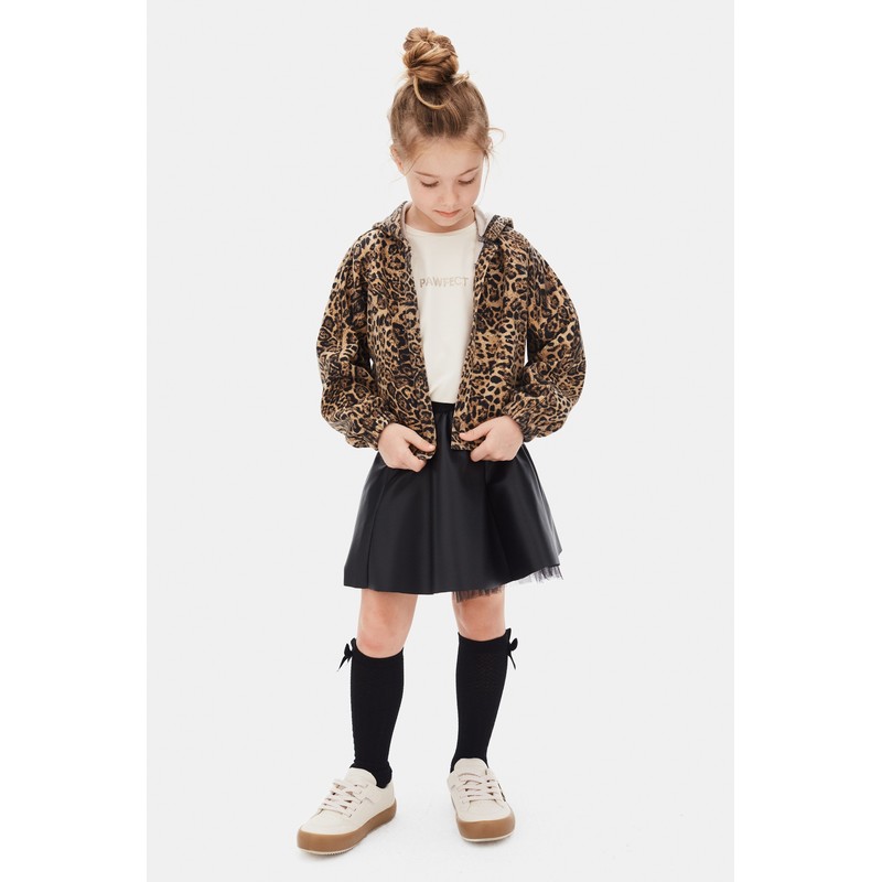 Nk Kids Kız Çocuk Leopar Ceket 39520 (39520) Kahverengi