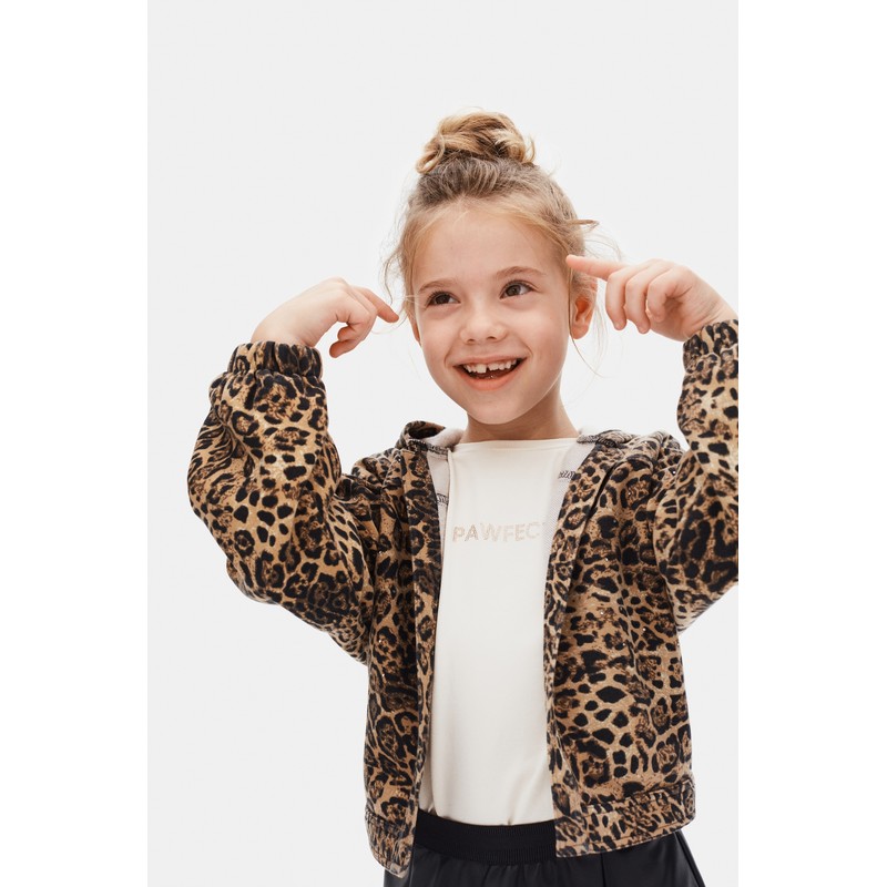 Nk Kids Kız Çocuk Leopar Ceket 39520 (39520) Nk Kids Kız Çocuk Leopar Ceket 39520 (39520)