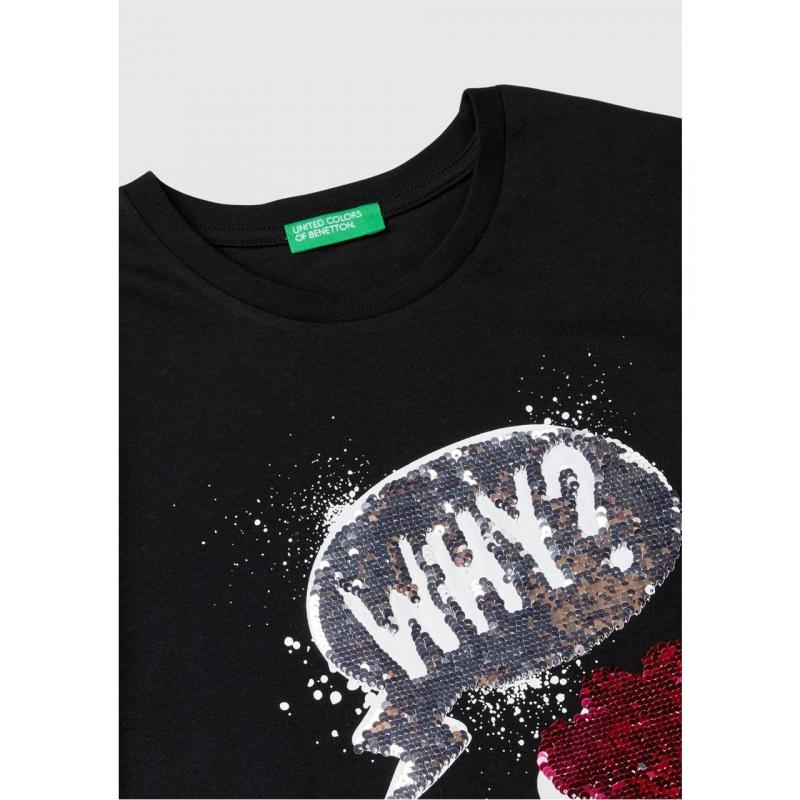 Benetton Kız Çocuk Uzun Kollu T-shirt 3I1XC10KC-24K (3I1XC10KC-24K) Benetton Kız Çocuk Uzun Kollu T-shirt 3I1XC10KC-24K (3I1XC10KC-24K)