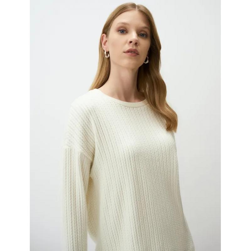 Jimmy Key Bisiklet Yaka Uzun Kollu Desenli Örme Kadın Sweatshirt 4WW361240 (4WW361240) Jimmy Key Bisiklet Yaka Uzun Kollu Desenli Örme Kadın Sweatshirt 4WW361240 (4WW361240)