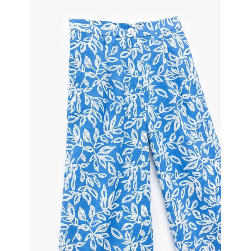 Koton Düz Paça Düğmeli Çiçekli Kadın Pantolon 5SAL40063IW (5SAL40063IW) Koton Düz Paça Düğmeli Çiçekli Kadın Pantolon 5SAL40063IW (5SAL40063IW)