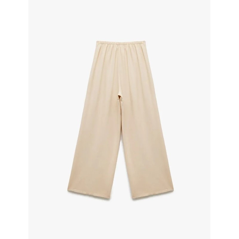 Koton Viskon Kemer Detaylı Yırtmaçlı Nervürlü Kadın Geniş Paça Pantolon 5SAL40102IW (5SAL40102IW) Koton Viskon Kemer Detaylı Yırtmaçlı Nervürlü Kadın Geniş Paça Pantolon 5SAL40102IW (5SAL40102IW)