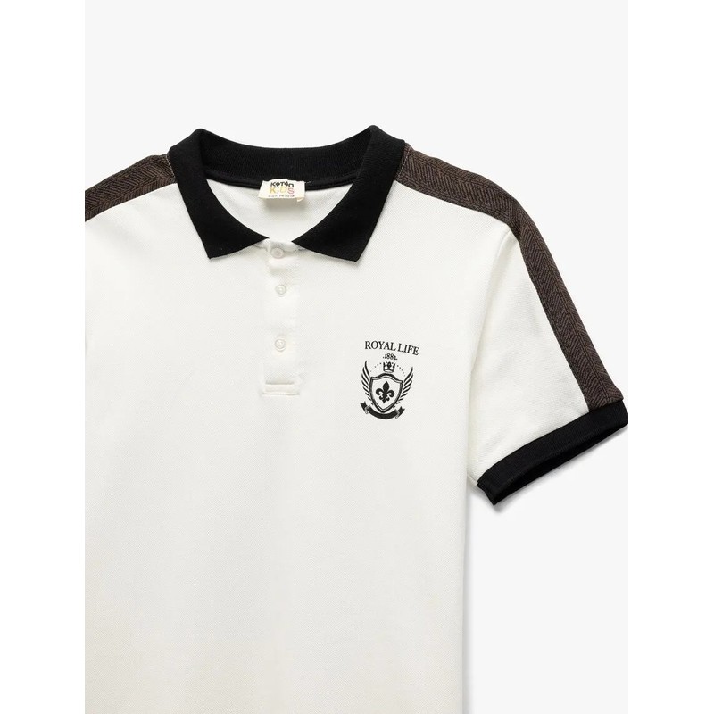 Koton Pamuklu Renk Bloklu Erkek Çocuk Polo T-shirt 5SKB10033TK (5SKB10033TK) Koton Pamuklu Renk Bloklu Erkek Çocuk Polo T-shirt 5SKB10033TK (5SKB10033TK)