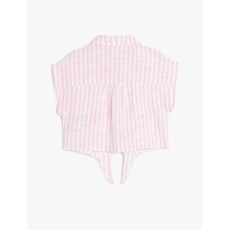 Koton Bağlama Detaylı Kız Çocuk Crop Gömlek 5SKG60051AW (5SKG60051AW) Koton Bağlama Detaylı Kız Çocuk Crop Gömlek 5SKG60051AW (5SKG60051AW)