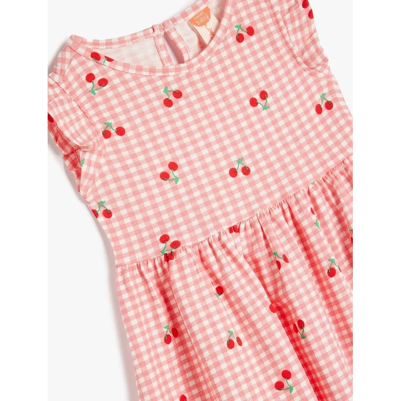 Koton Fırfır Detaylı Kiraz Desenli Bisiklet Yaka A Kesim Kız Bebek Elbise 5SMG80015AK (5SMG80015AK) Koton Fırfır Detaylı Kiraz Desenli Bisiklet Yaka A Kesim Kız Bebek Elbise 5SMG80015AK (5SMG80015AK)